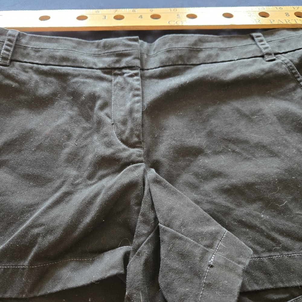 J. CREW CHINO Grey SHORTS WOMEN'S SIZE 12 100% Cotton - Picture 4 of 6